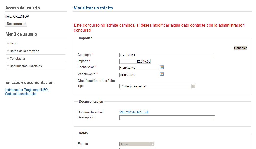Modificació i inserció de crèdits Modificació i inserció de crèdits